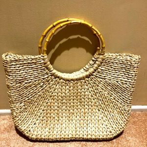 Straw bag